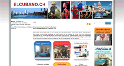 Desktop Screenshot of elcubano.ch